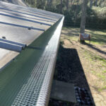 Fast seamless gutter installation in Houston Texas and Magnolia Texas Roofing by Parker Roofing & Sheet Metal