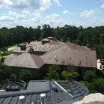 Synthetic Slate Shingle Roof Inspection and Roof Replacement in The Woodlands, Texas